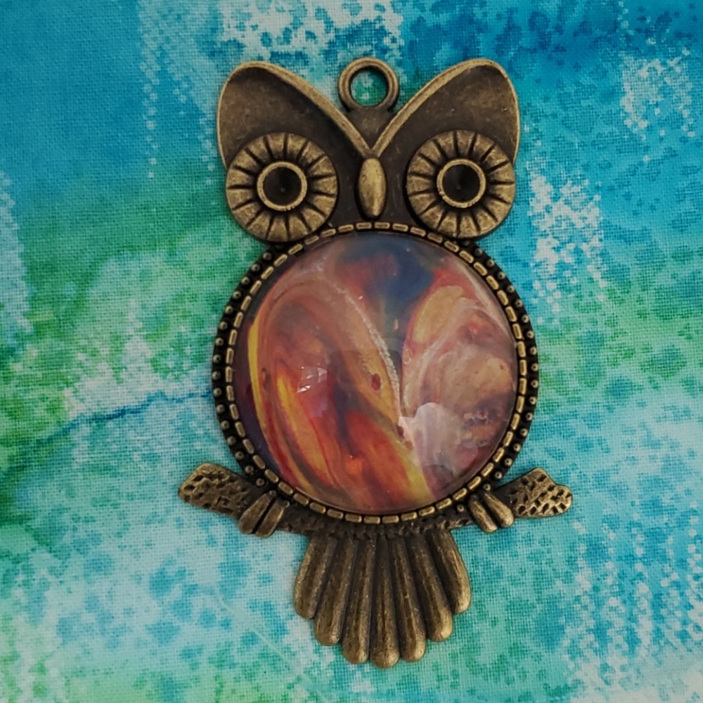 Handmade Owl Pendant Necklace